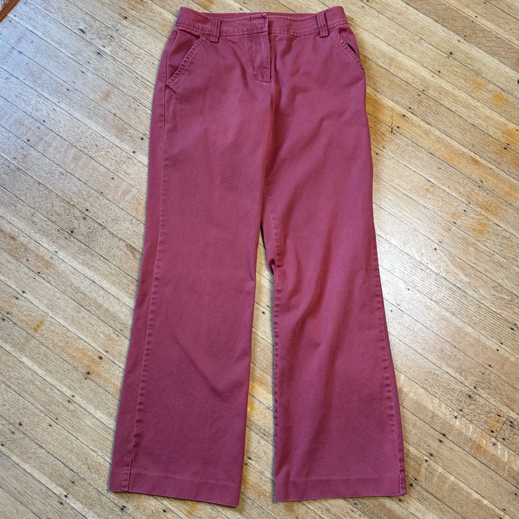 J Crew Factory 100% Cotton Trouser, Wide-Leg, Relaxed Comfy Fit